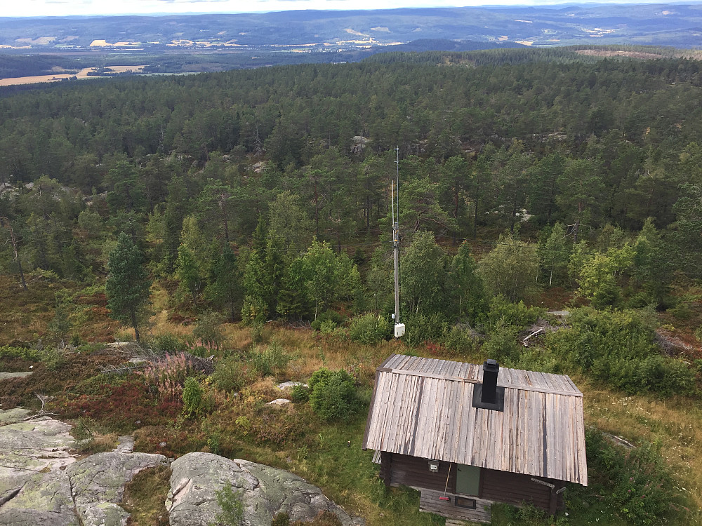 Utsikt fra radiomast