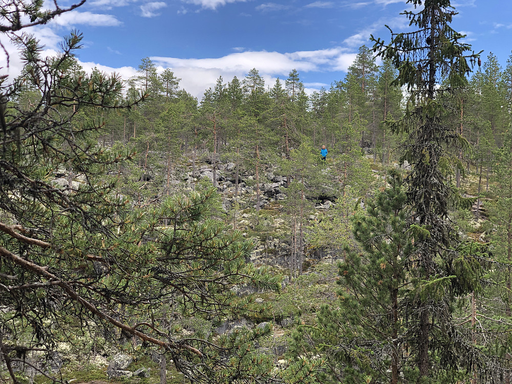på siden