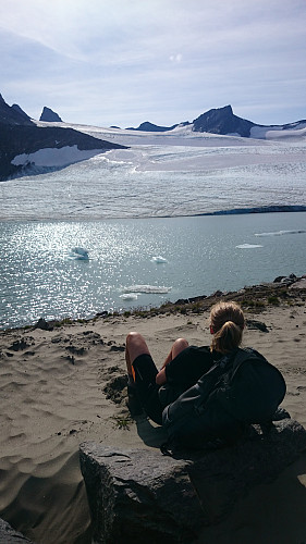 På Playa del Smørstabbreen.