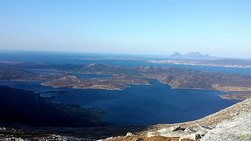 Bodø og Landegode sett fra Per Karlsatind