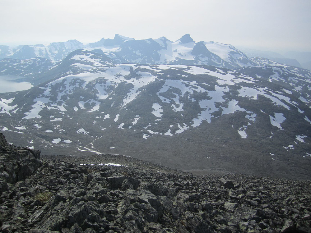 Skarbottsnosi er neppe det mest fotograferte fjellet i Jotunheimen. Var på denne for noen uker siden.