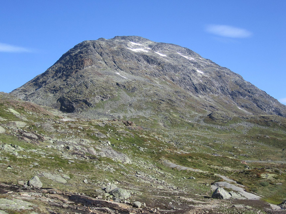 Så vidt jeg klarte å gå forbi Surtningstinden, det som skulle vært siste topp på lista. Spares til neste helg.