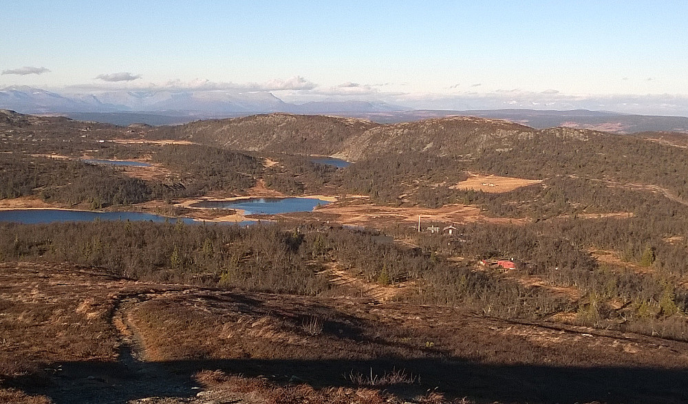 Mot Haugsjøfjellet.