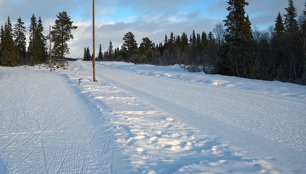 Ikke mange steder i Valdres med oppkjørte skiløyper for tiden.