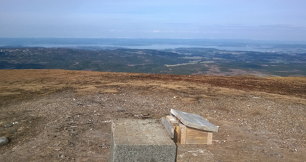 Ut mot Trondheimsfjorden.