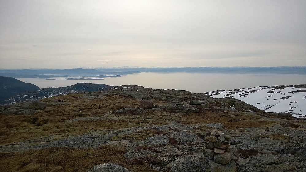 Utsikt mot Trondheimsfjorden.