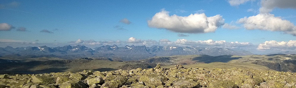 Utsikten mot Jotunheimen.