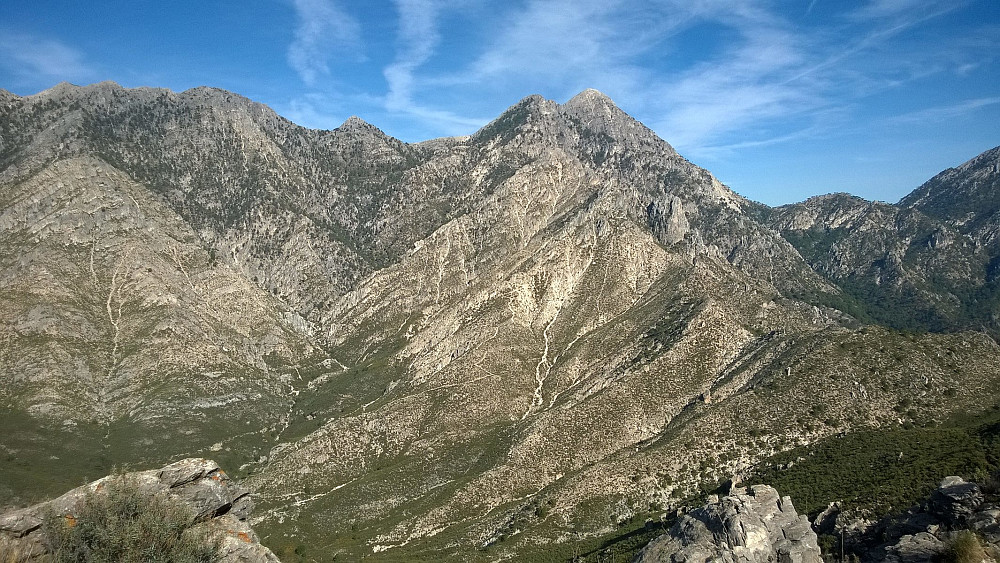 Cerro Lucero er nå definert som et hovedmål i området, om jeg kommer tilbake til Spania... Atkomsten er fra nord, og opp vestegga (til venstre).