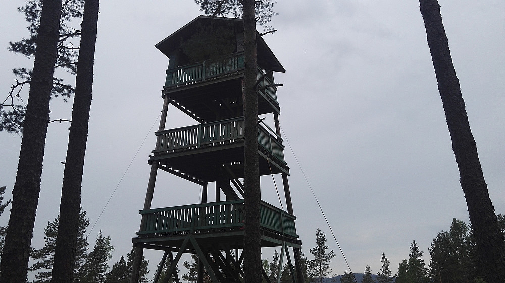 Tårnet, 15 - 20 m høyt og solid.