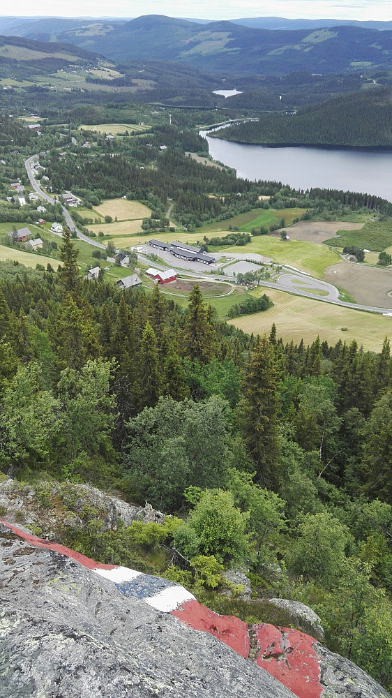 Utsikt fra Flagget over Skammestein.