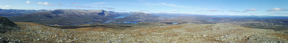 Først et panorama tatt med mobilen.