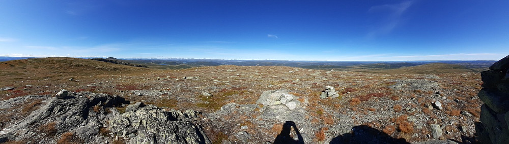 Panorama fra Røssjøkollane.