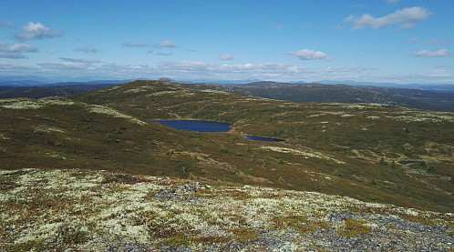 Toppen sett fra sørøst (Freningfjellet) en flott høstdag.