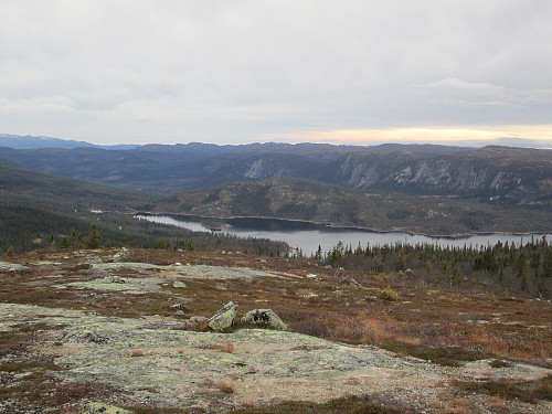 Utsikt fra Høgdefjellet mot Strøen.