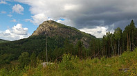 Svartefjellkollen i vest er svært iøynefallende. Må nok opp dit en dag, selv om pf ikke er så mye...