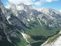 Mange spennende topper rundt dalen Vrata.