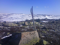 Avblåst på toppen av kommunens nest høyeste fjell; Dyttholfjellet.