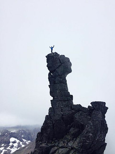 Skjelven på toppen av Torshammeren 
