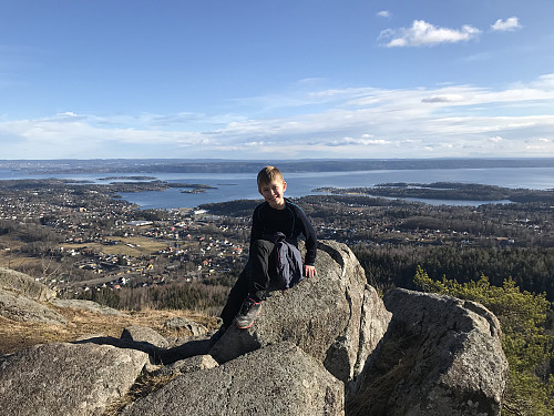 Utrolig vid utsikt fra Skaugumsåsen