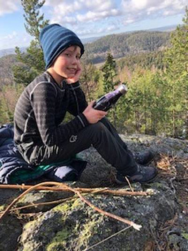 Utsiktspunktet nord på Bergeråsen.