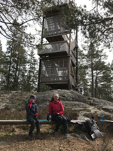 Mange gode rastemuligheter på Minjarudkollen 