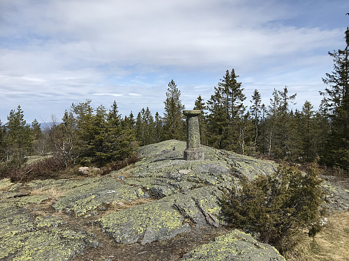 Skibergfjellet som nå regnes som den nest høyeste toppen i Vestfold