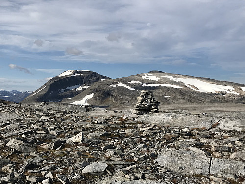 Østtoppen og Sørtoppen sett fra Langfjellet