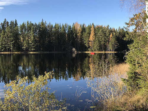 Fredelige omgivelser på Igletjern