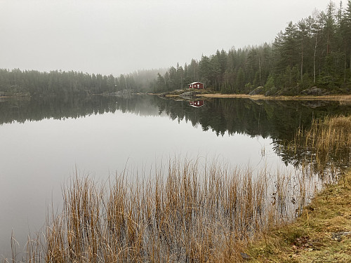 Blikk stille ved Nordre Krokvannet