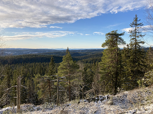 Nydelig utsikt fra stigningen opp til Rolighaugen