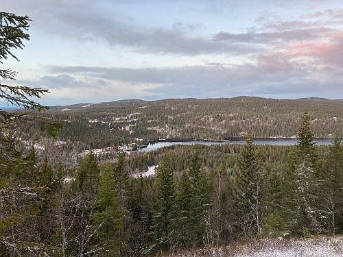 Utsiktspunktet nord for Stubbdalskampen. 