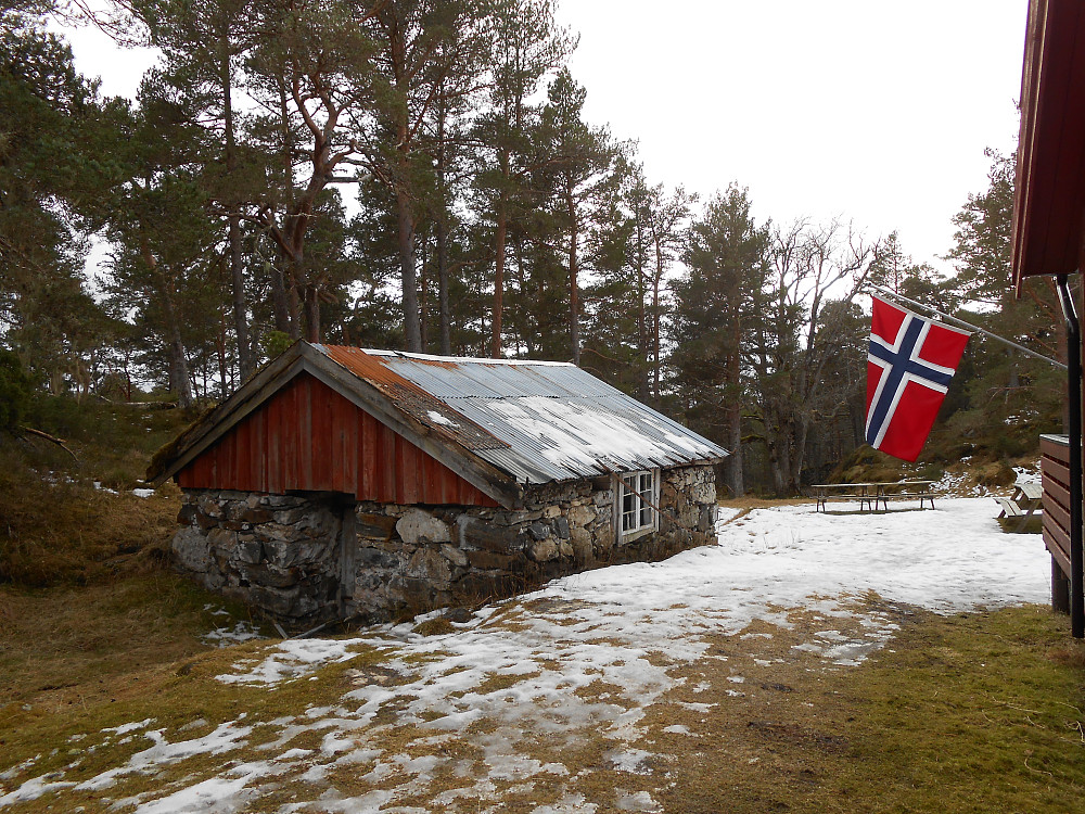 Gammel bygning på Margrethes Minde.