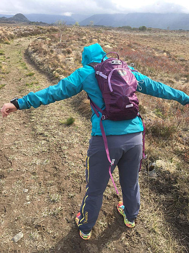 Skikkelig sommervær!Legg forøvrig merke til feit sti…..