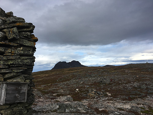 Utsikt fra "toppen" mot Snøtind