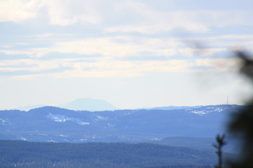Gaustatoppen i det fjerne 