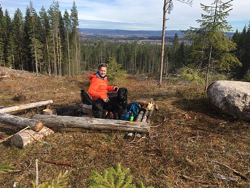 Fin utsikt østover fra Staviåsen