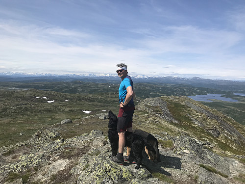 Kimi fikk med seg Øyvind og Colin opp på Djuptjernskampen..