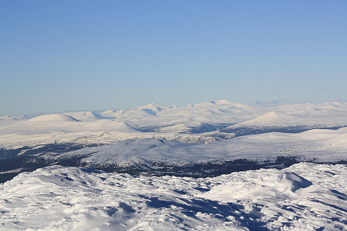 Dovrefjell og Snøhetta.