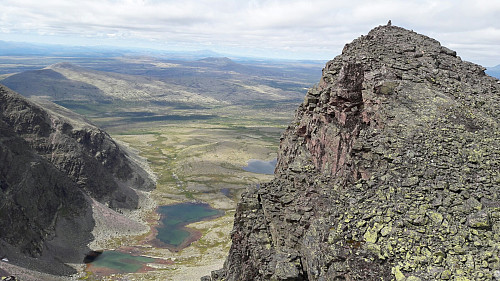 Utsikt mot Nordre Sølenholet med Sølen N1 til høyre