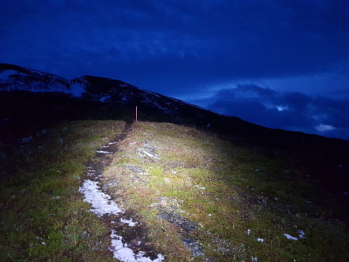 Det ble mørkt på vei til bilen