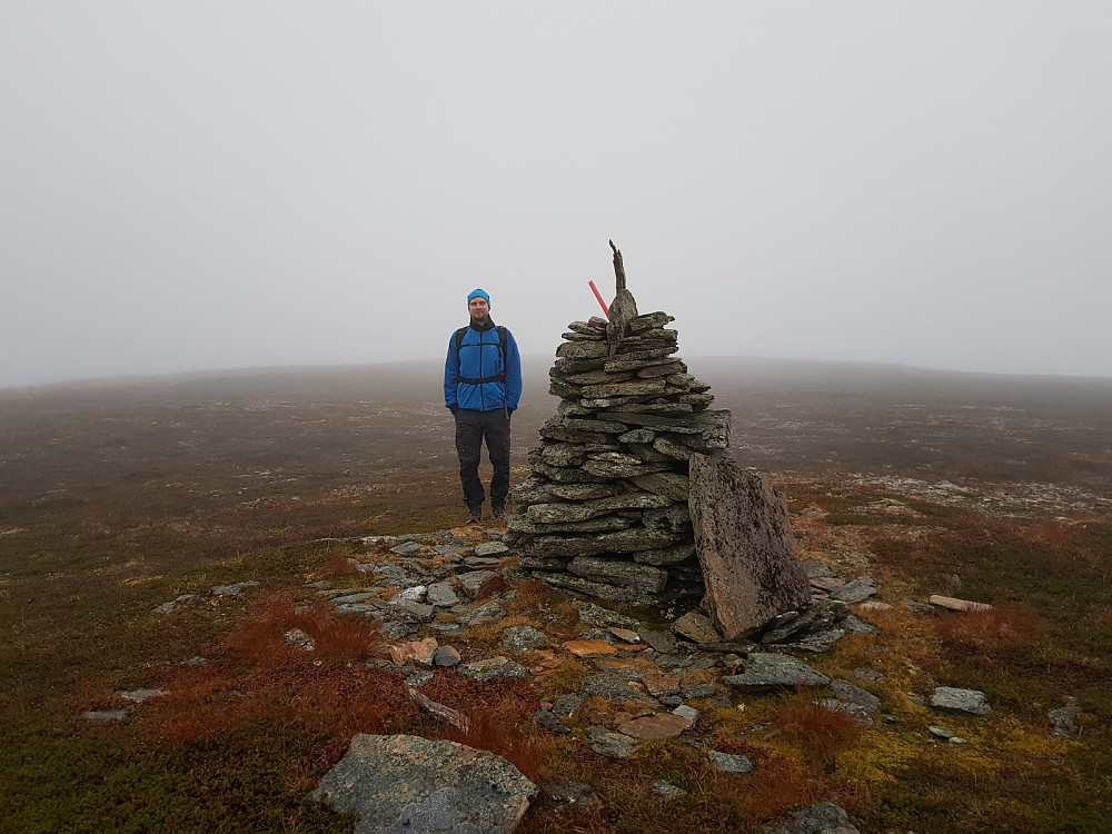 På toppen