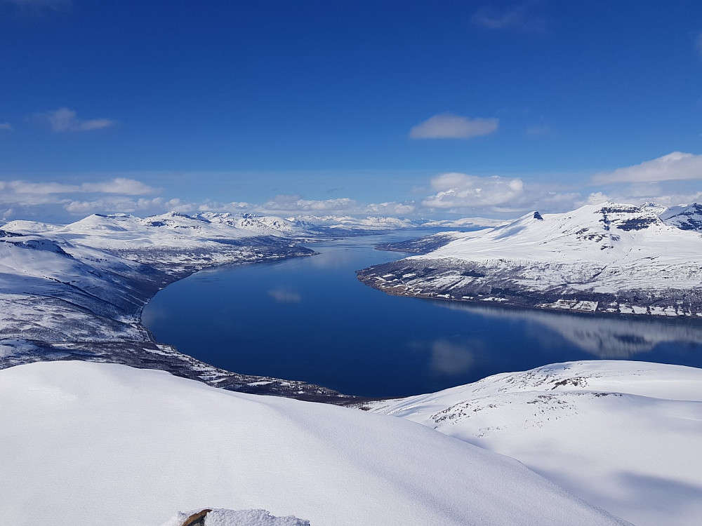 Flott utsikt mot Balsfjorden