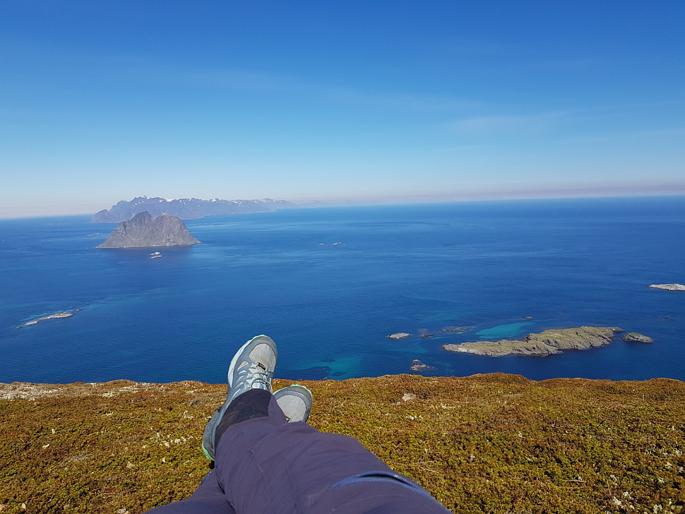 Utsikt fra toppen av Nordlandsnupen