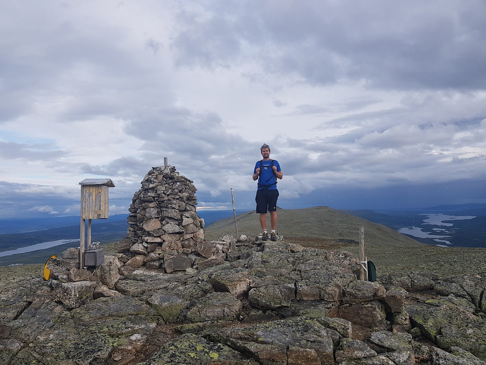 På toppen