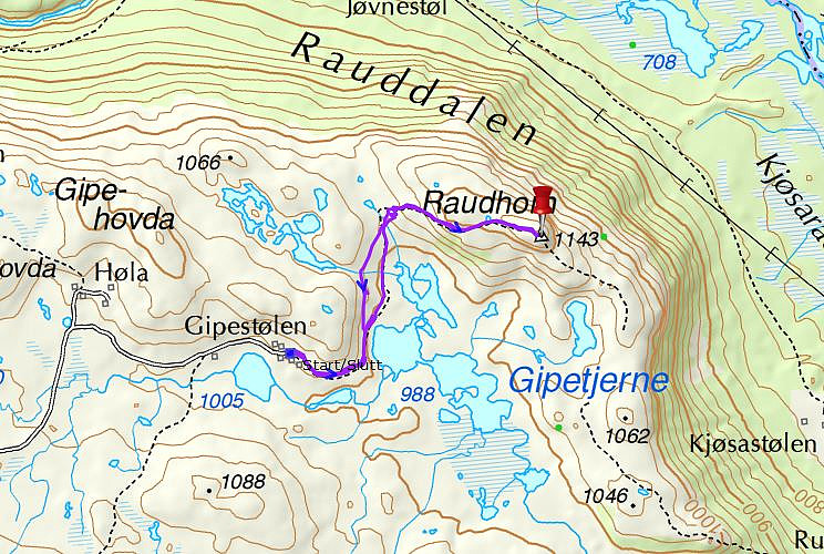 Turen på Raudhorn