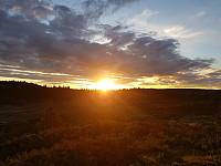 Flott solnedgang på Nysætra