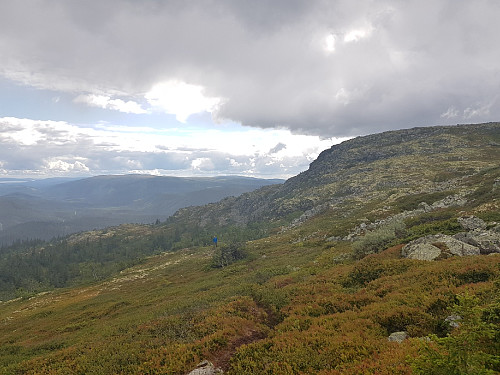 På vei oppover til Store Byringen