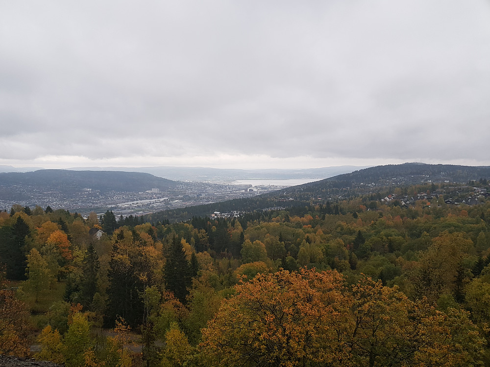 Utsikt fra turen på Konnerudkollen