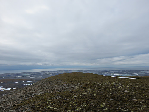 Utsikt nordover fra Skuld