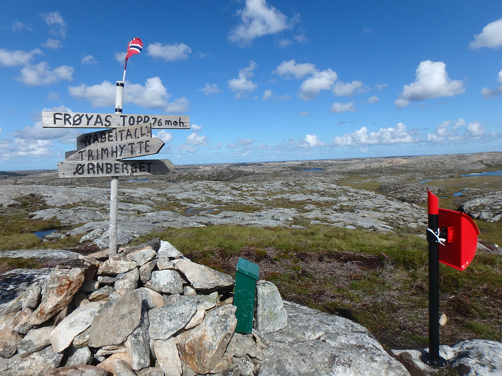 På toppen av Frøya
